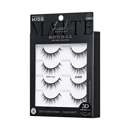 KISS Lash Couture Matte Black Multipack - Matte Linen