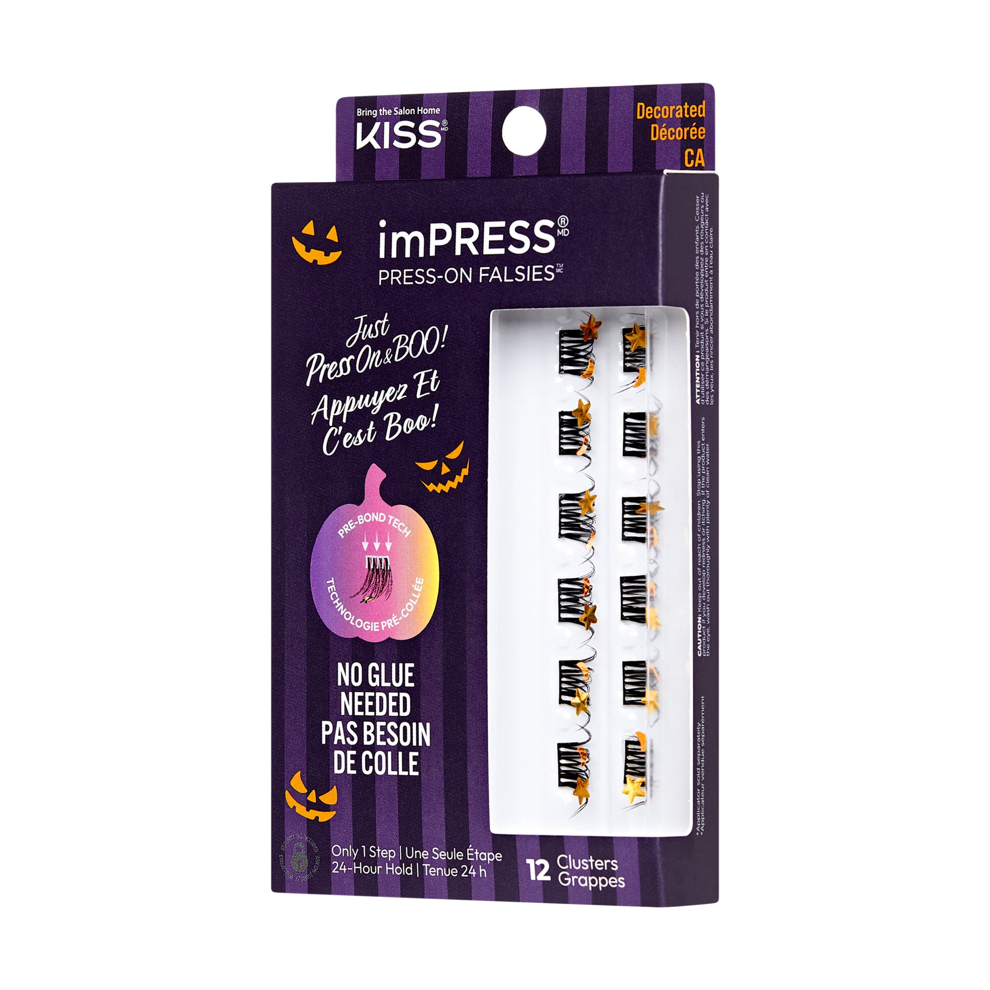 imPRESS Falsies Self Adhesive Eyelashes Halloween Minipack - Starry Night