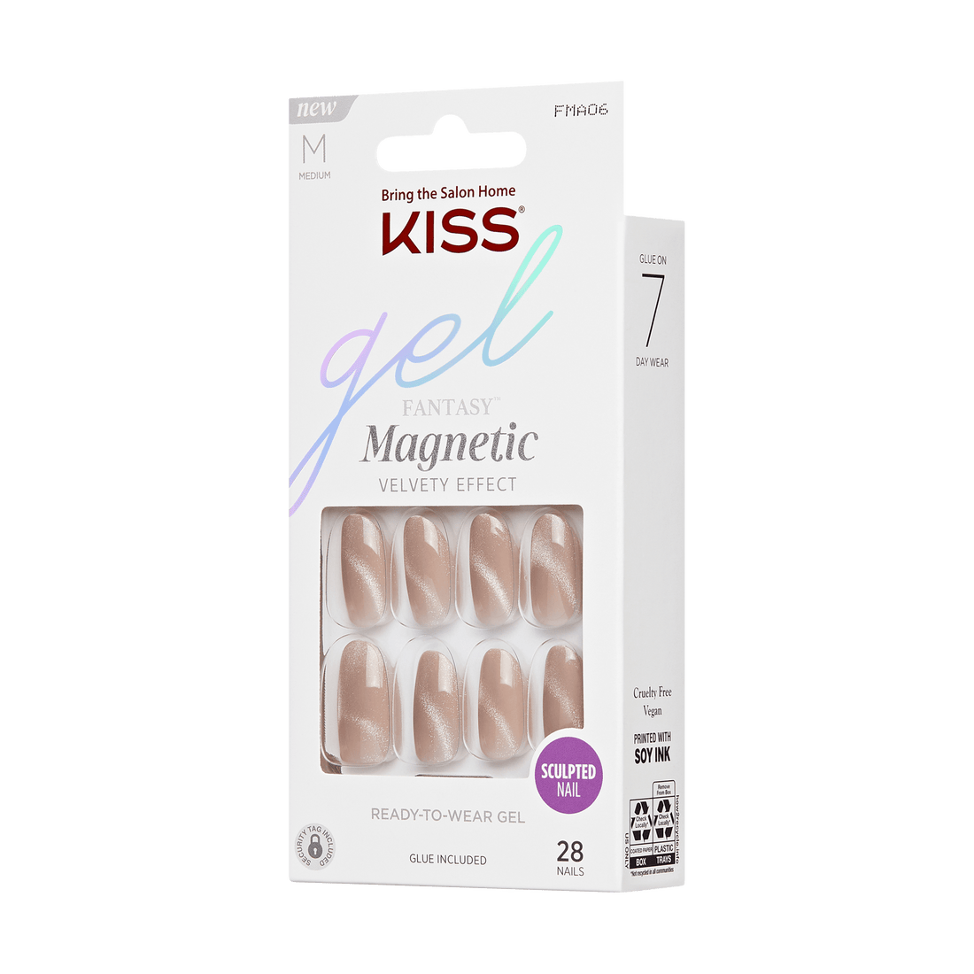 KISS Gel Fantasy Magnetic Nails - Drama