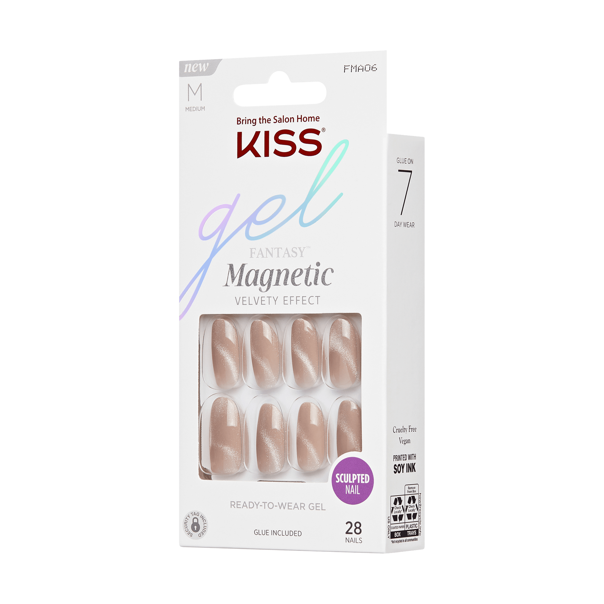 KISS Gel Fantasy Magnetic Nails - Drama