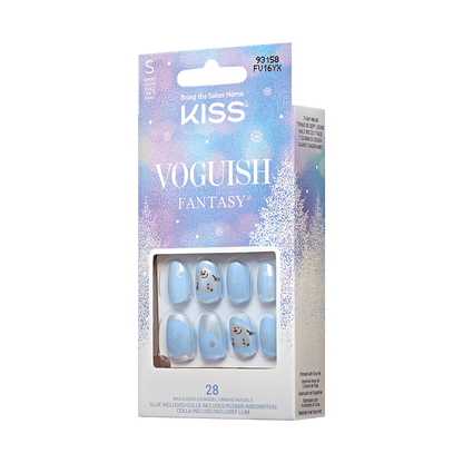 KISS Voguish Fantasy Holiday Nails - Snowman Nose