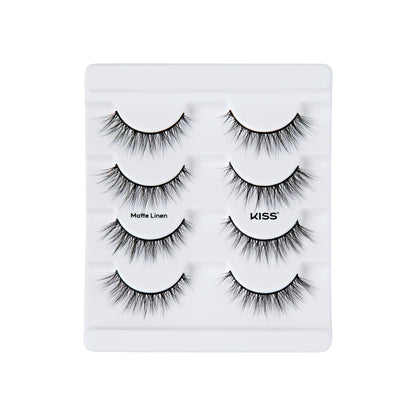 KISS Lash Couture Matte Black Multipack - Matte Linen