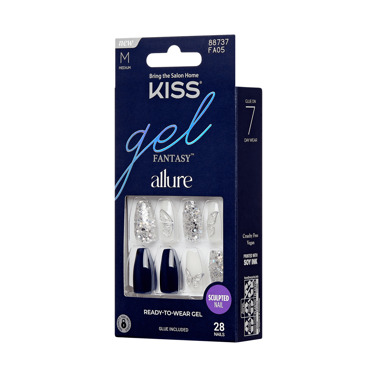 KISS Gel Fantasy Allure Nails - Stunned By You