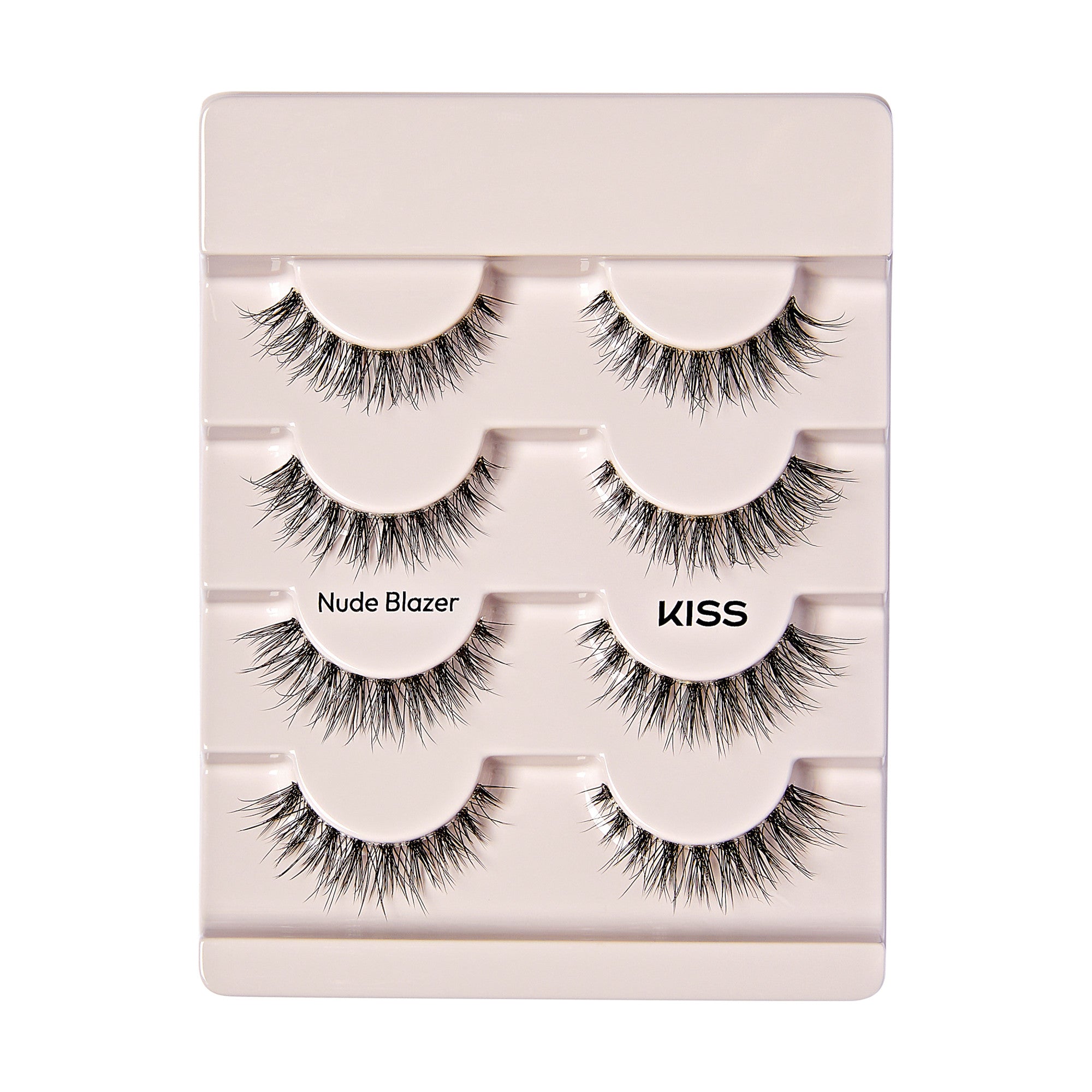 KISS The New Natural Lash 4-Pair Multipack - Nude Blazer