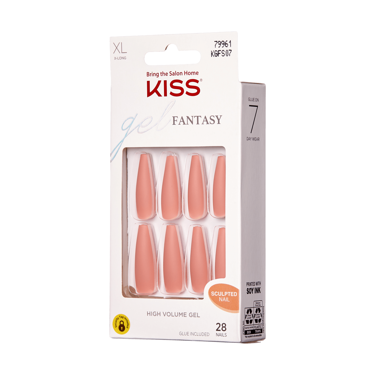 KISS Gel Sculpted XL Nails - Hoopla