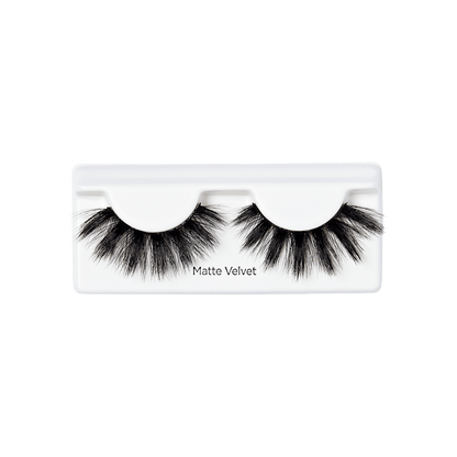 KISS Lash Couture Faux Mink 3D Matte, False Eyelashes, Matte Velvet, 16mm,  1 Pair