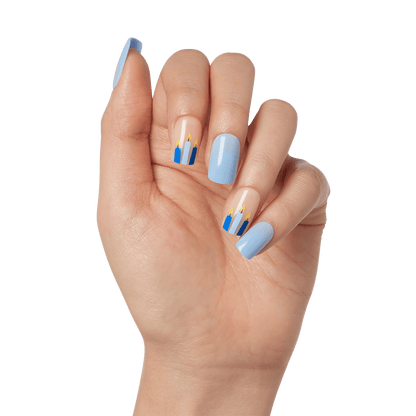 imPRESS Limited-Edition Hanukkah Press On Nails - Noble Light