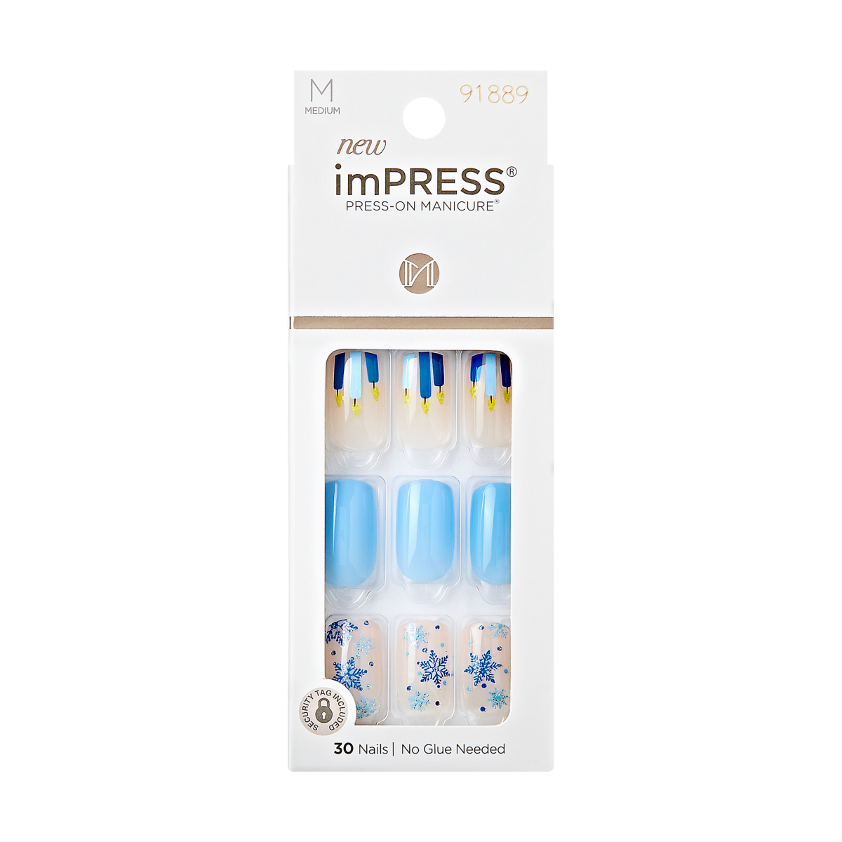 imPRESS Limited-Edition Hanukkah Press On Nails - Noble Light