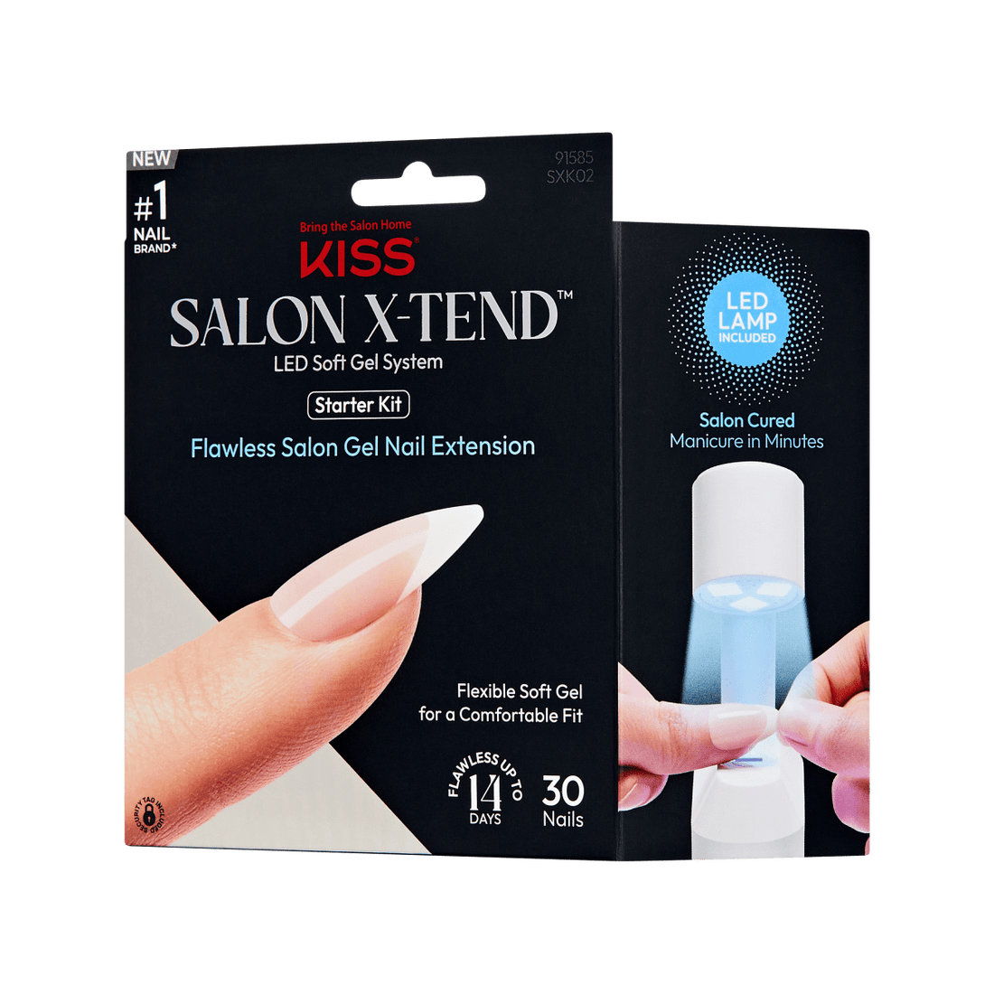 KISS Salon X-tend LED Soft Gel System | Pure