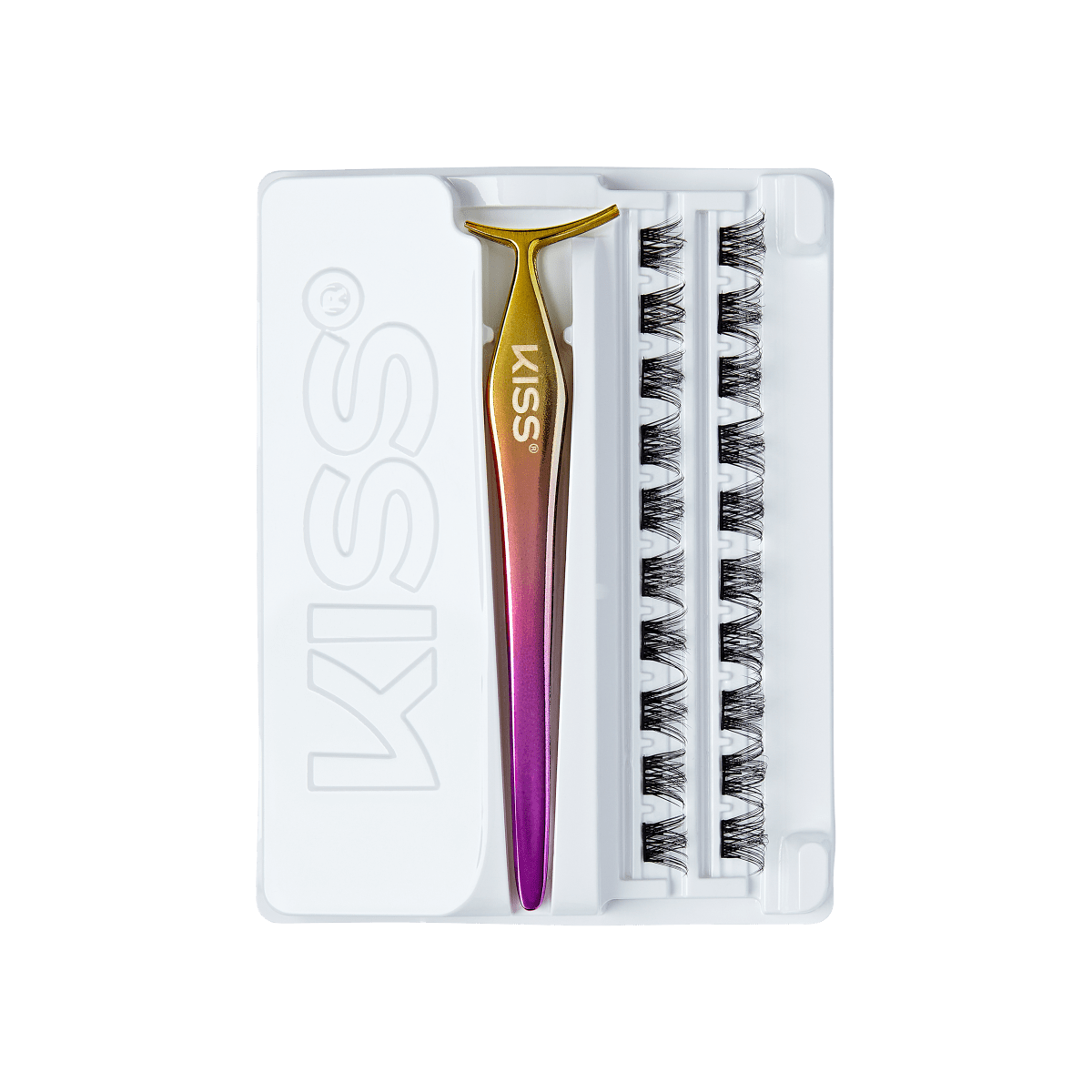 imPRESS Press-On Falsies No-Glue False Eyelash Clusters Precision  Applicator, 1 Piece – KISS USA