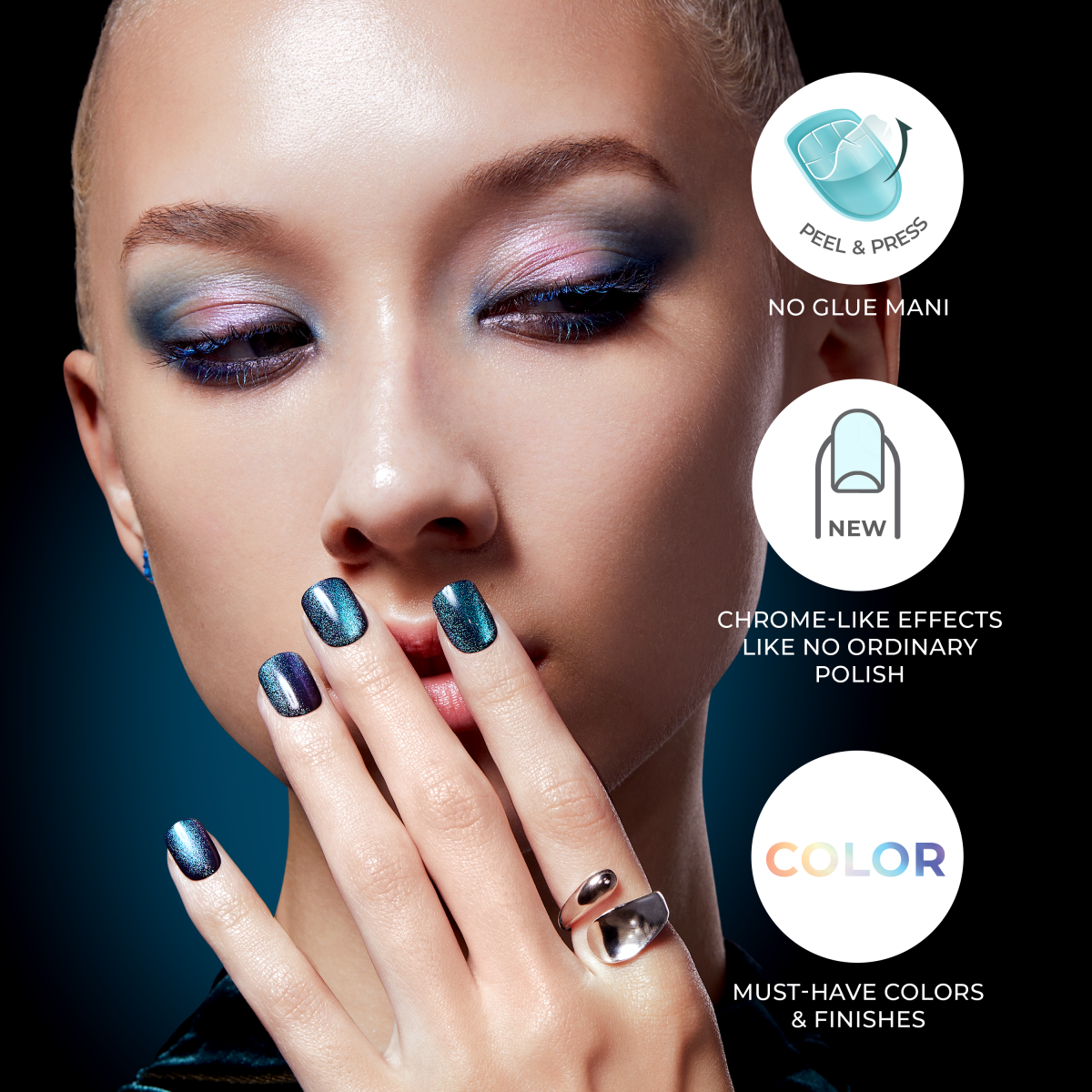 colorFX by imPRESS  Press On Nails - Rebel