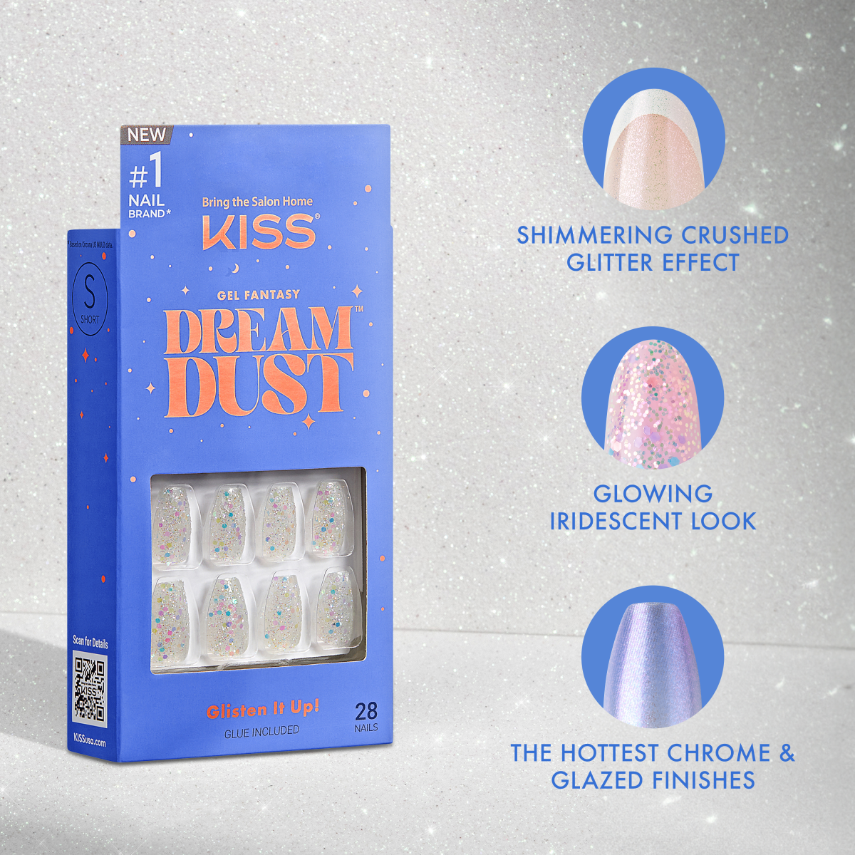 KISS Gel Fantasy Dreamdust - love ya