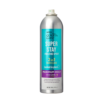 KISS Colors &amp; Care Super Stay Freezing Spray Maximum Hold, 11.1 oz.