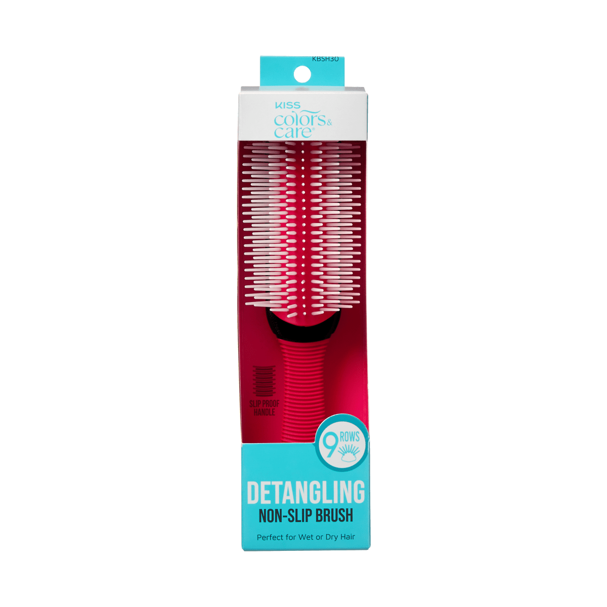 KISS Colors &amp; Care Professional Detangling Non-Slip Brush