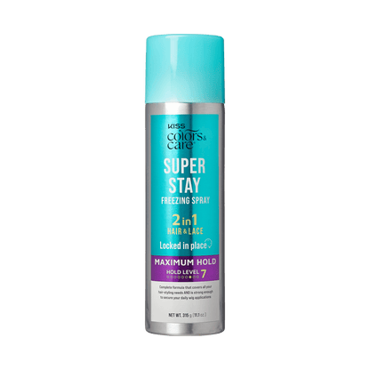 KISS Colors &amp; Care Super Stay Freezing Spray Maximum Hold, 11.1 oz.