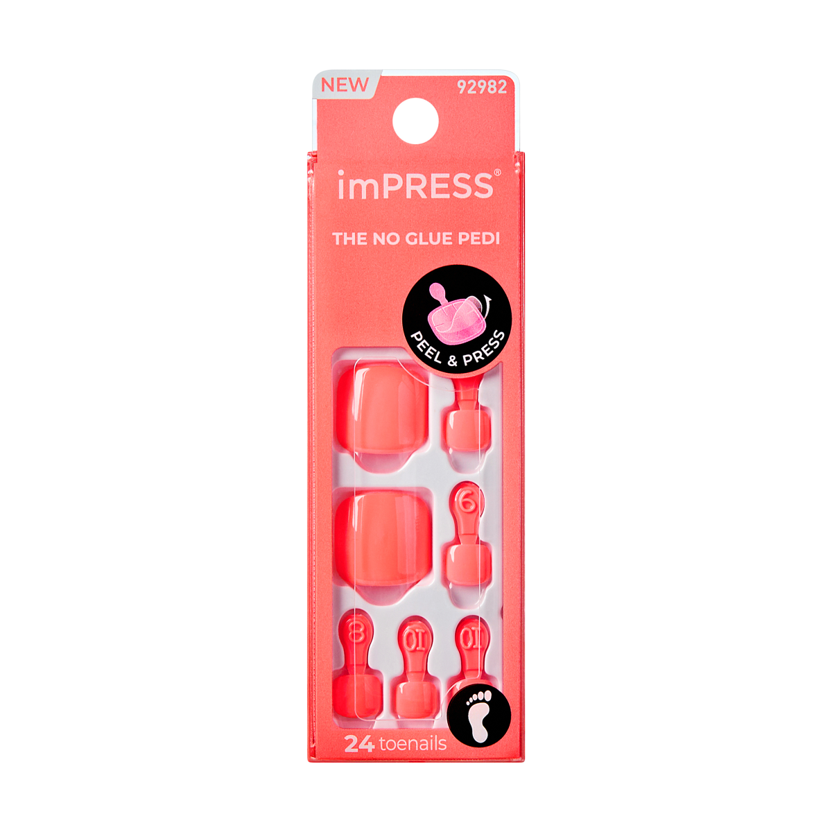 imPRESS Press on-Pedicure- Sweet as Honey