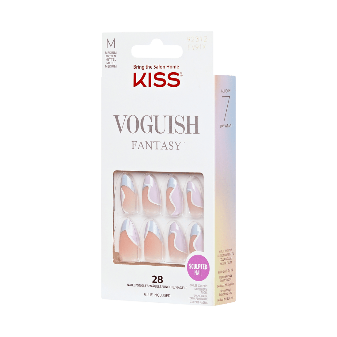 Kiss Salon Acrylic French Nails - Petite 