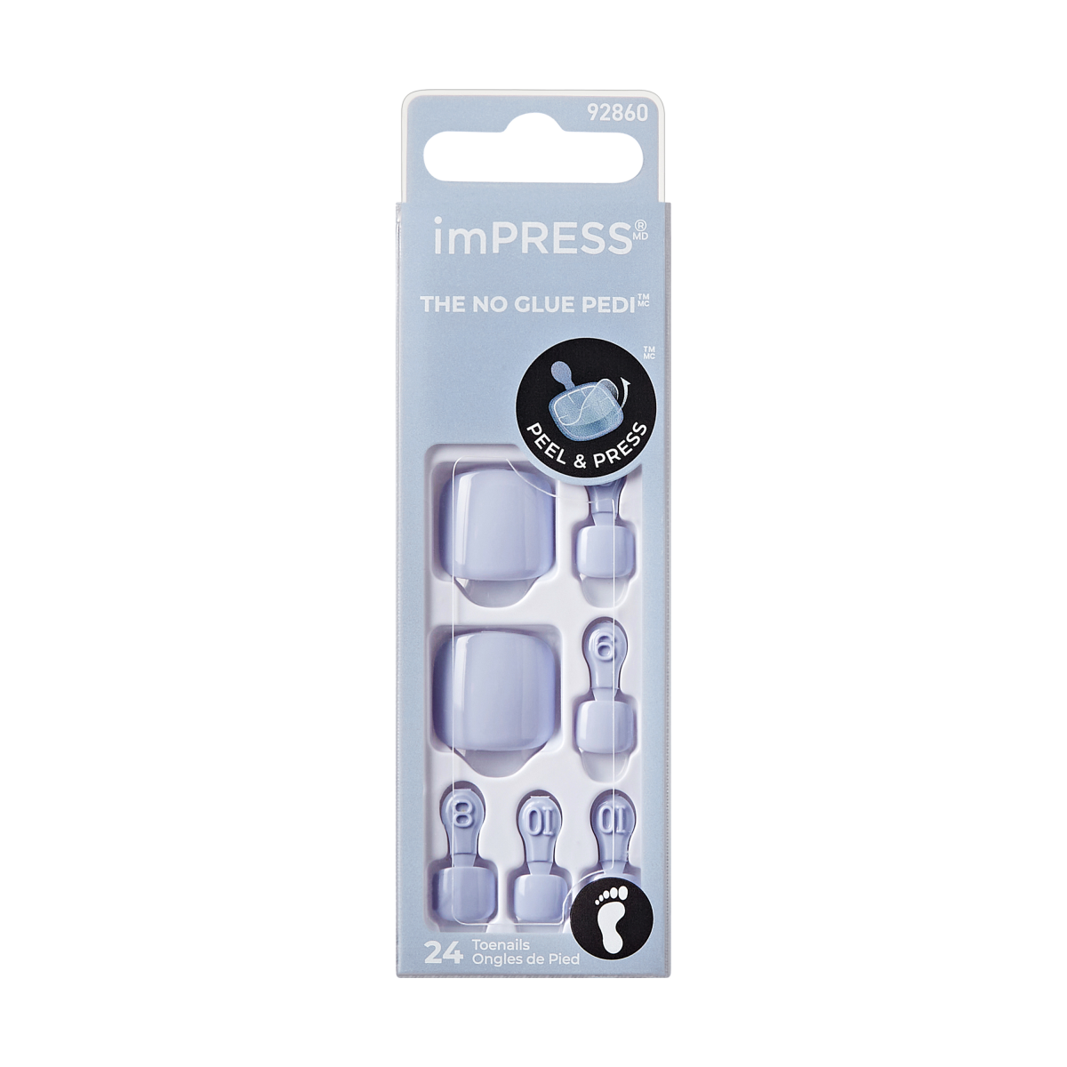 imPRESS Press on-Pedicure - Vitamin Sea