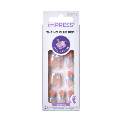 imPRESS Press on-Pedicure - Paradise Ticket