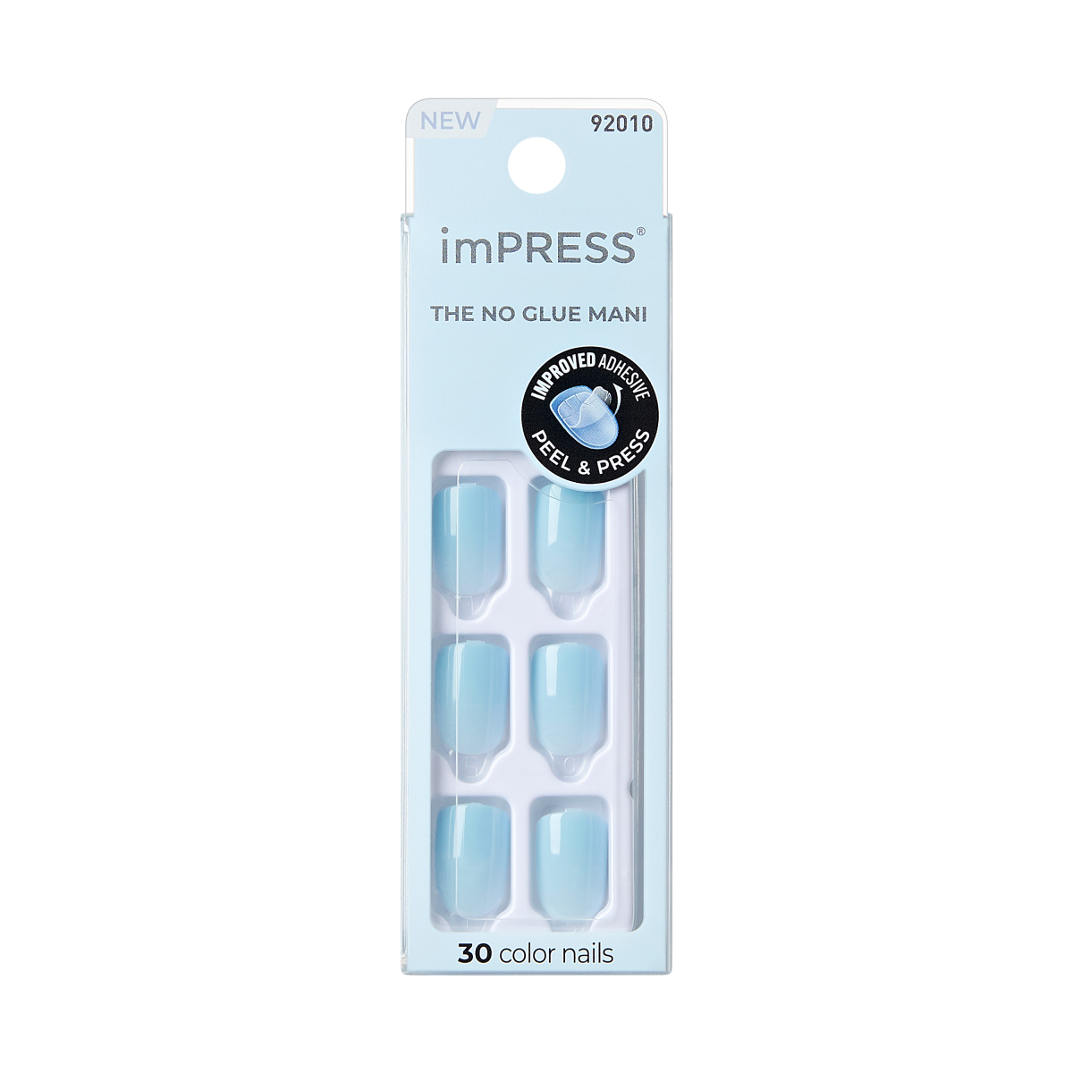 imPRESS Color Press On Nails - Cloud blue