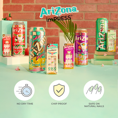 AriZona x imPRESS Press On Nails - Cherry Blossom