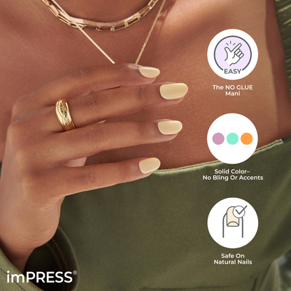 imPRESS Color Press-On Nails - Champagne Pink