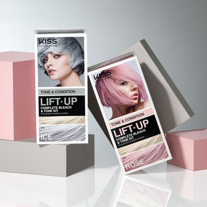 KISS LIFT UP COMPLETE BLEACH &amp; TONE KIT – ICE