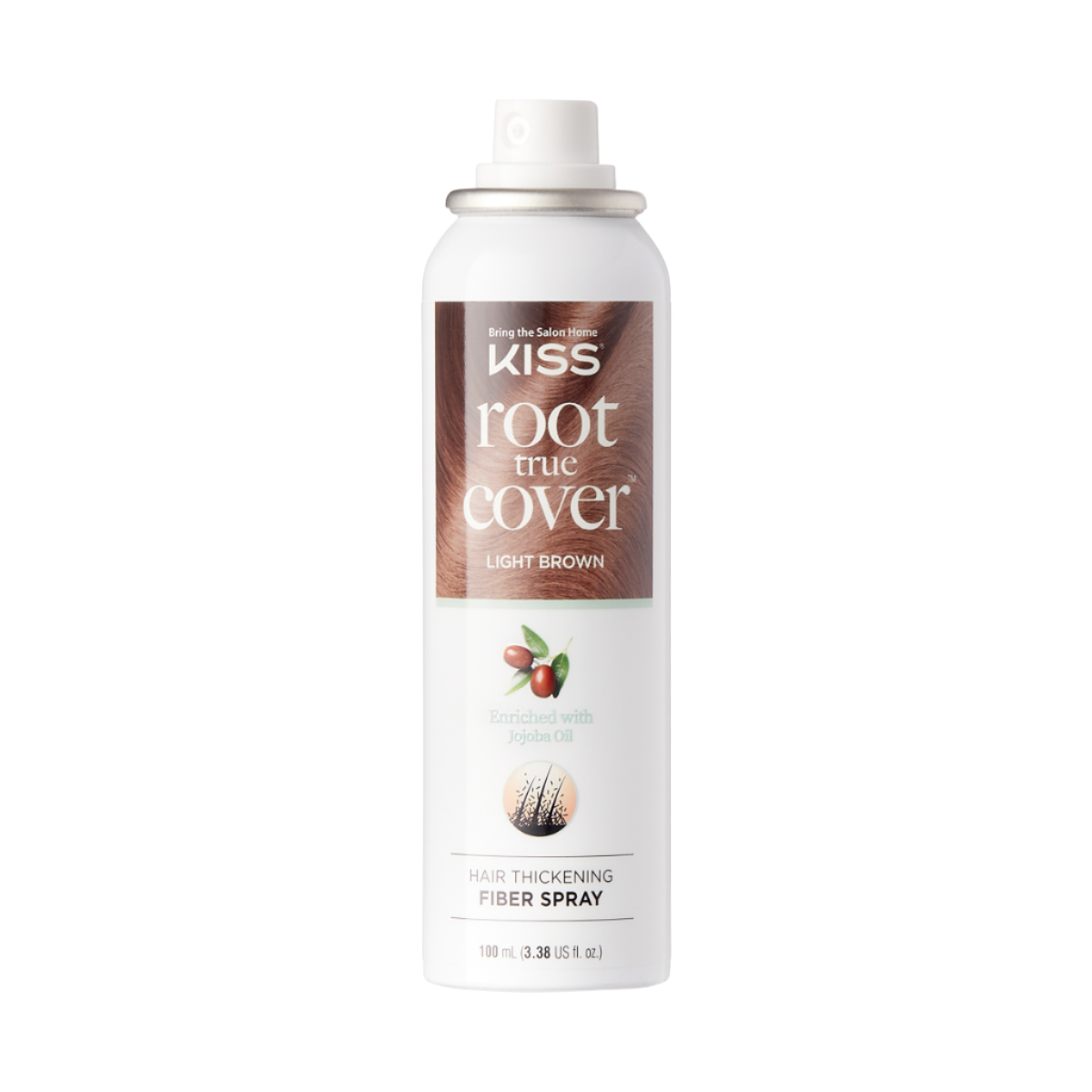 KISS Colors &amp; Care True Cover Root Touch-Up Spray - Light Brown