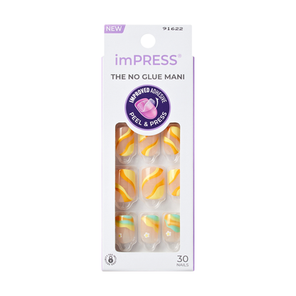 imPRESS Press On Nails - Snow Vanilla