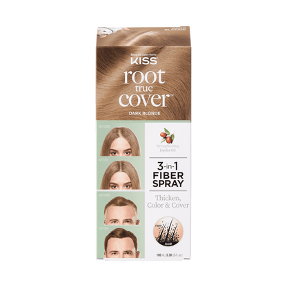 KISS Colors &amp; Care Root True Cover Fiber Spray - Dark Blonde