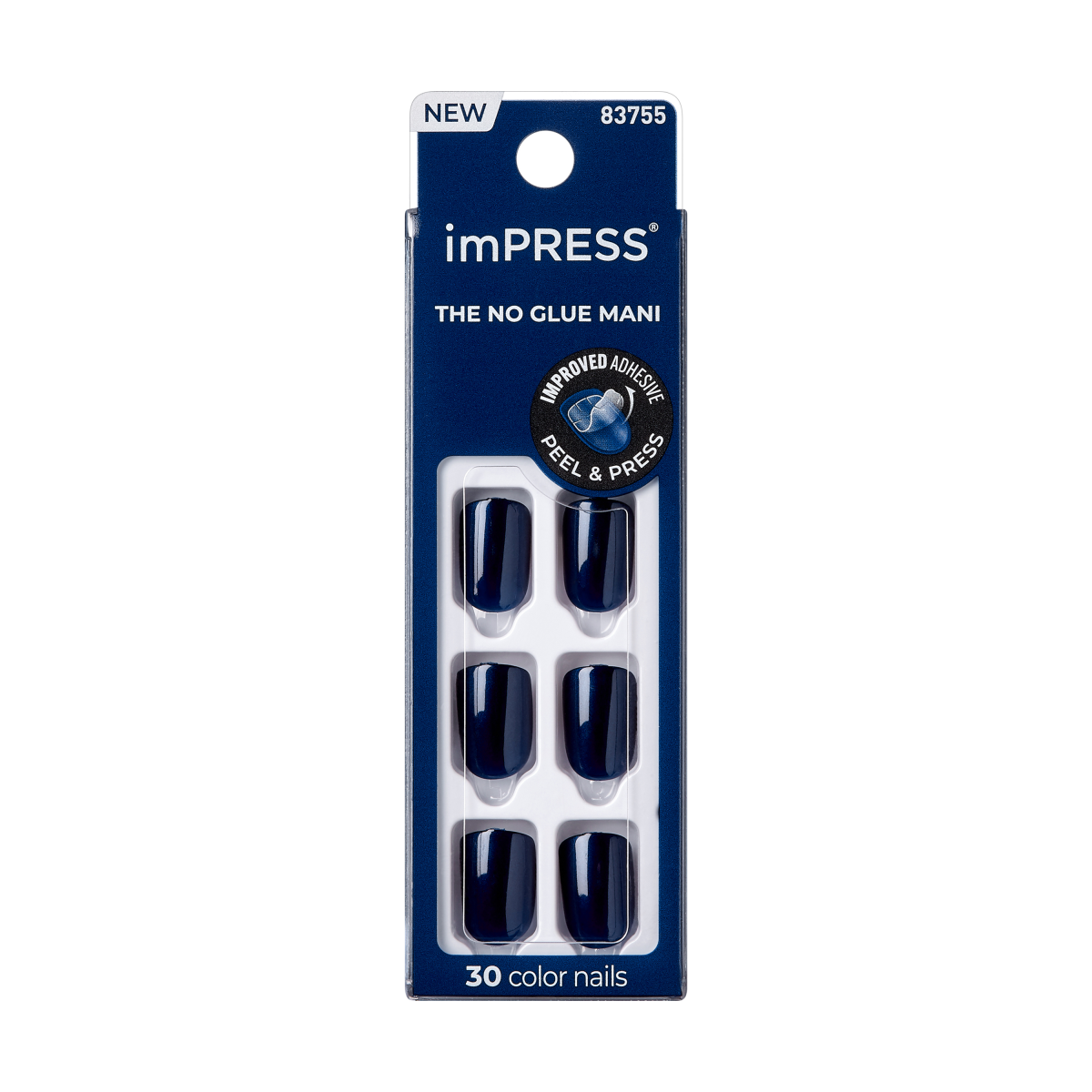 imPRESS Color Press On Nails - Never Too Navy