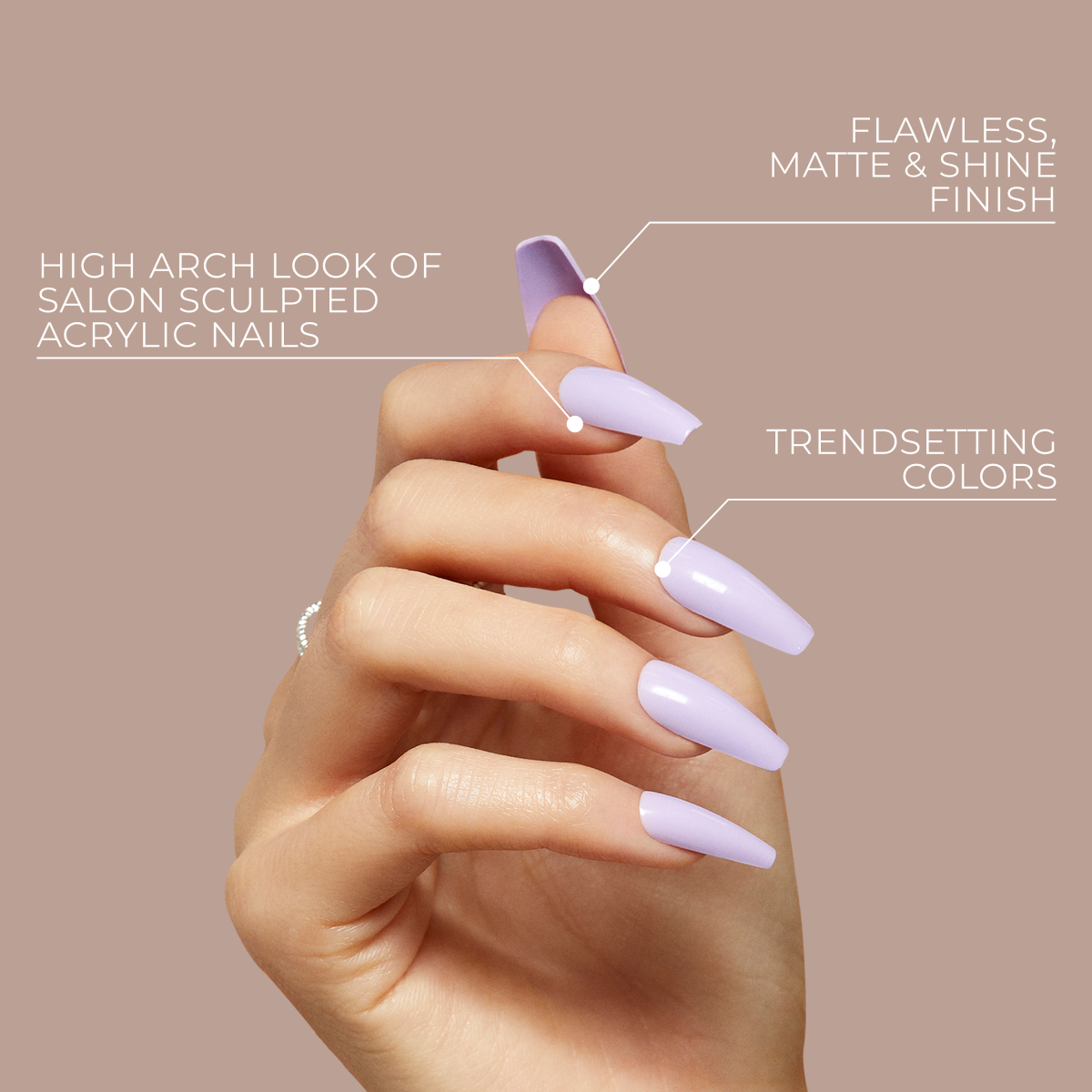 KISS Gel Fantasy Sculpted Nails - Back It Up