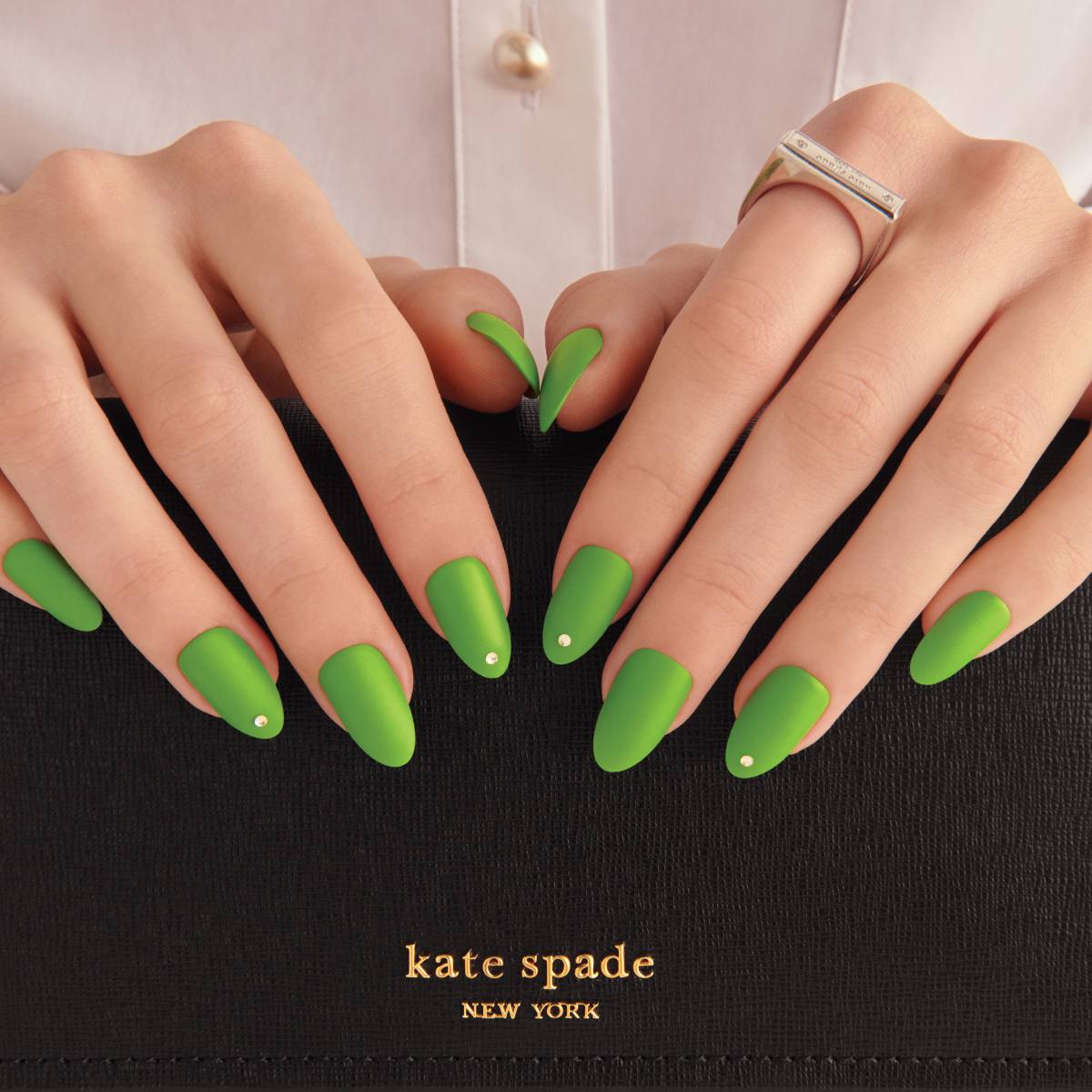 imPRESS x kate spade Press On Nails - Grass is Greener