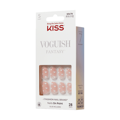 KISS Voguish Fantasy Press On Glue Nails - Sparkle Splay