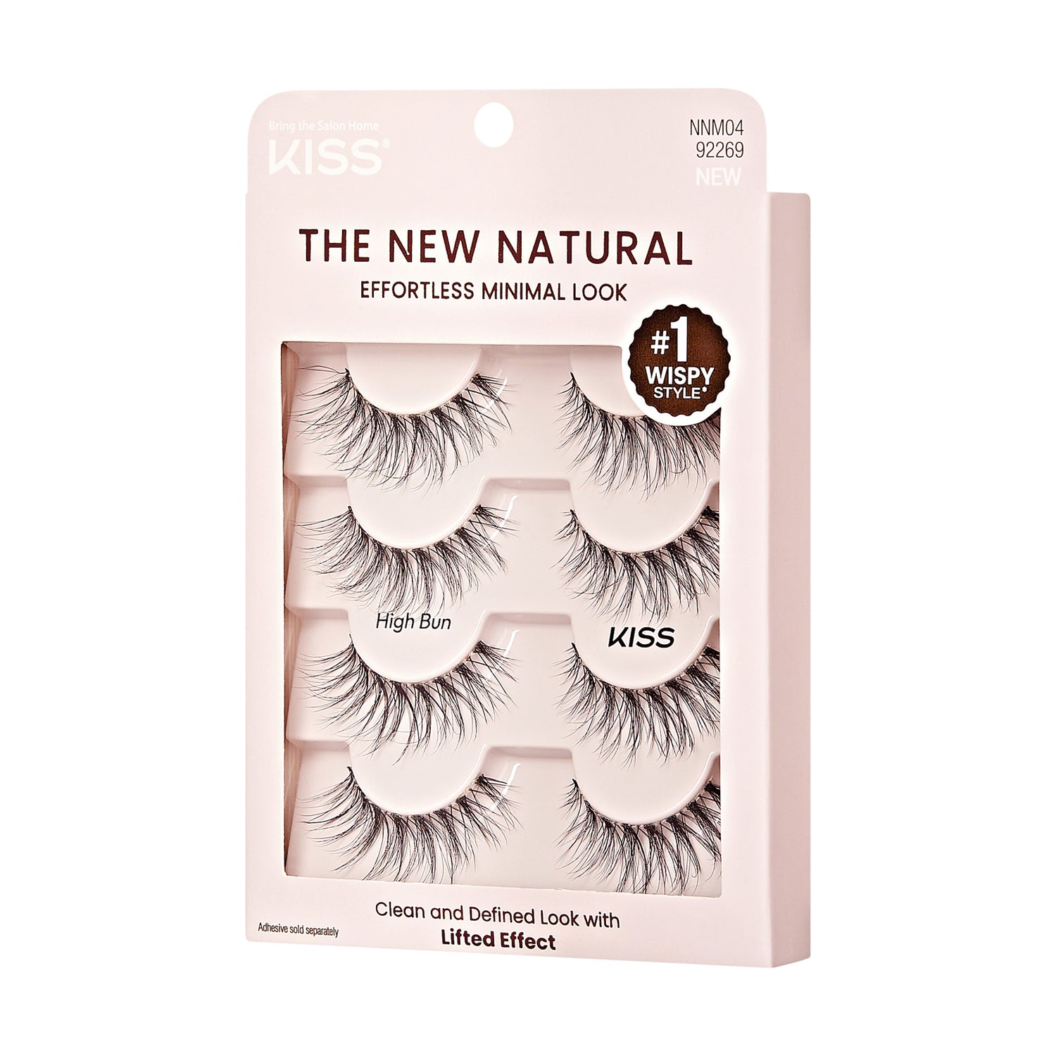 KISS The New Natural - Lash Multipack - High Bun