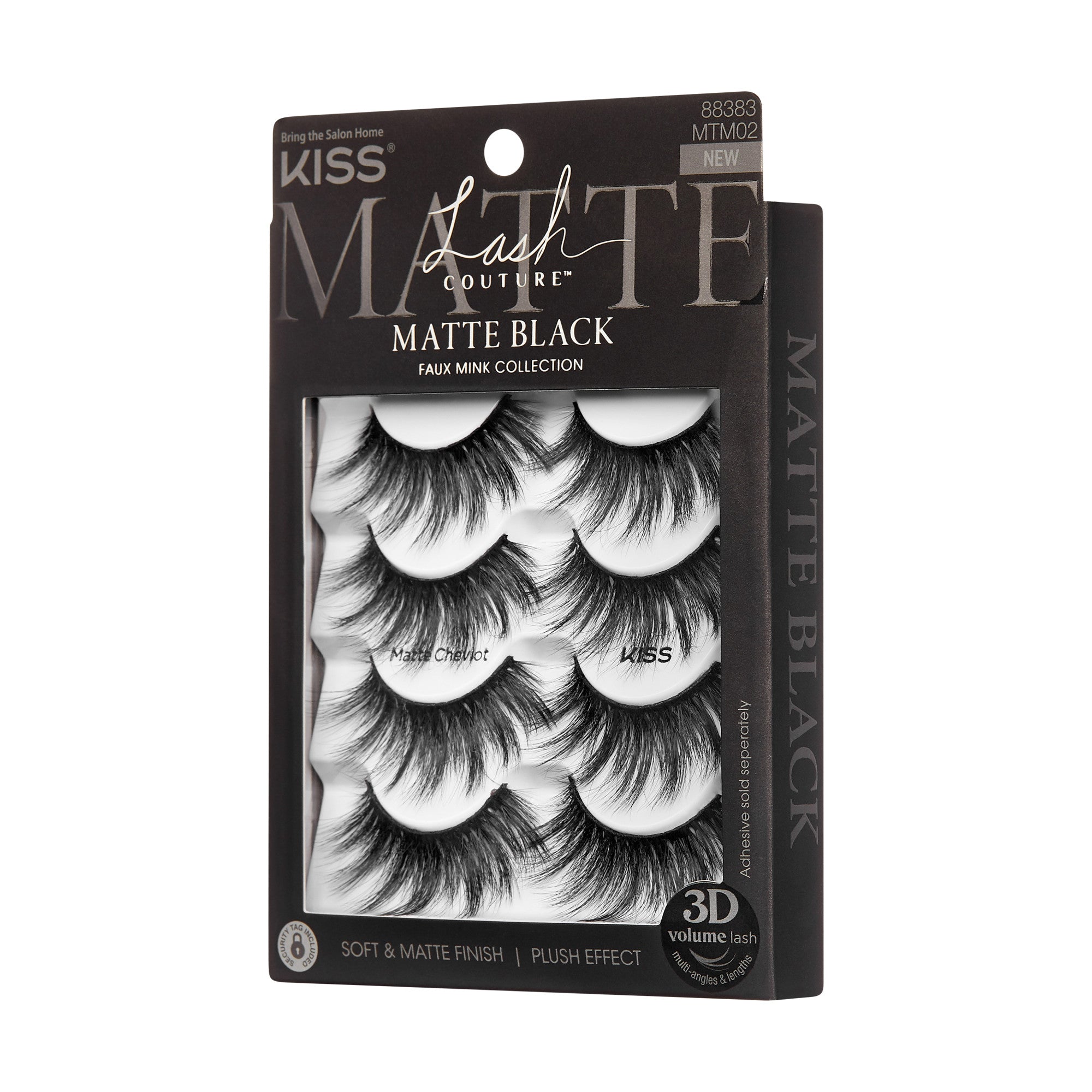 KISS Lash Couture Matte Black Multipack - Matte Cheviot