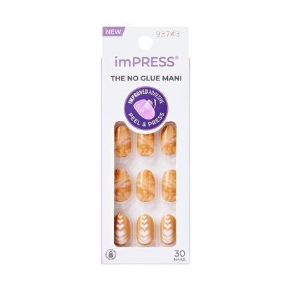 imPRESS Coffee Press-On Nails - Cup of Latte