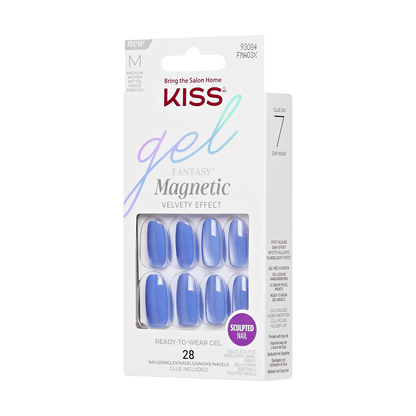 KISS Gel Fantasy Summer Magnetic Nails - Rhinestone Girl