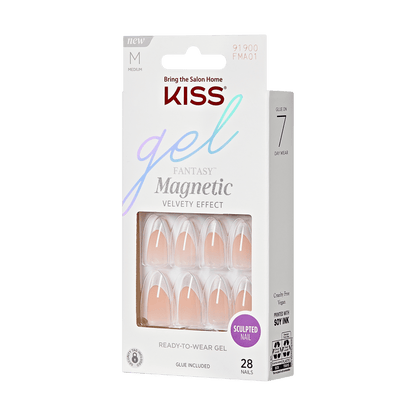 KISS Gel Fantasy Magnetic Press On Glue Nails  - North Coast