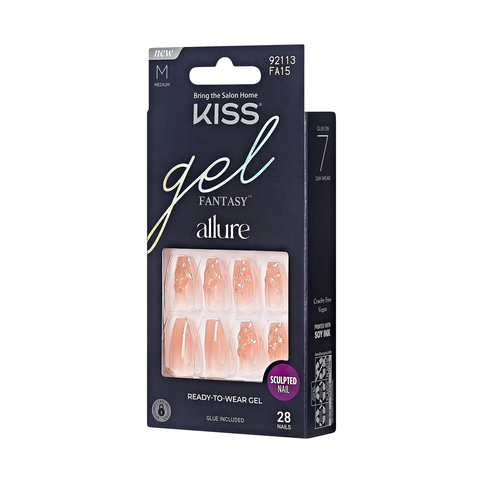 KISS Gel Fantasy Allure Nails - Be Here Now