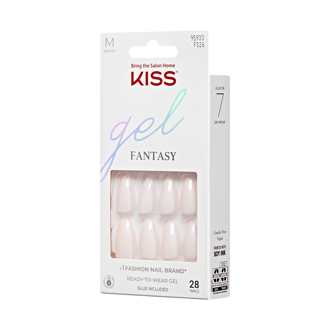 KISS Gel Fantasy Sculpted Press On Glue Nails - Sweater Weather