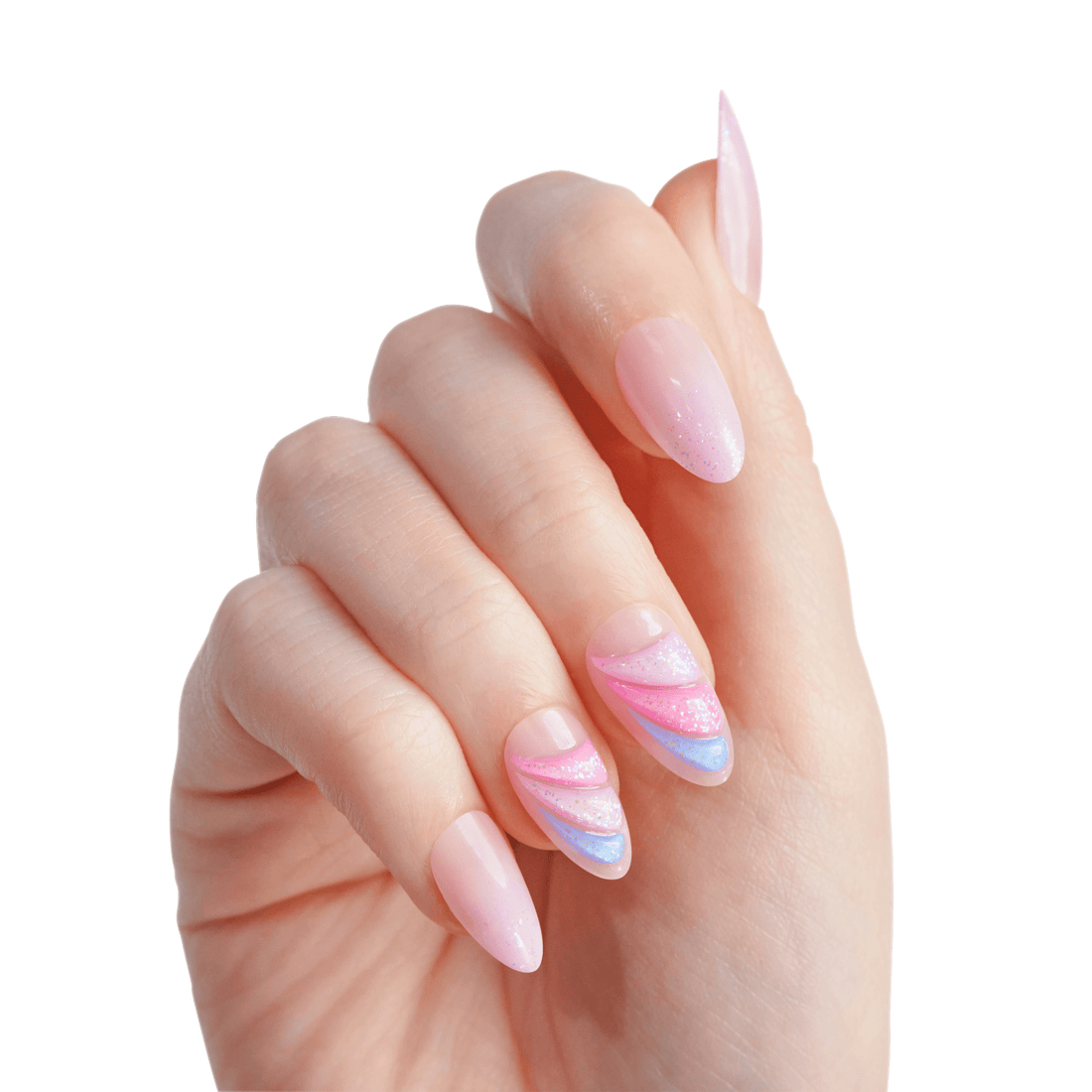 KISS Gel Fantasy Allure Nails - Glide