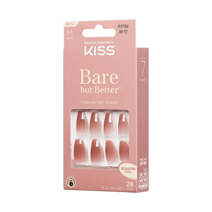 KISS Bare-But-Better Nails - Nude Lipstick