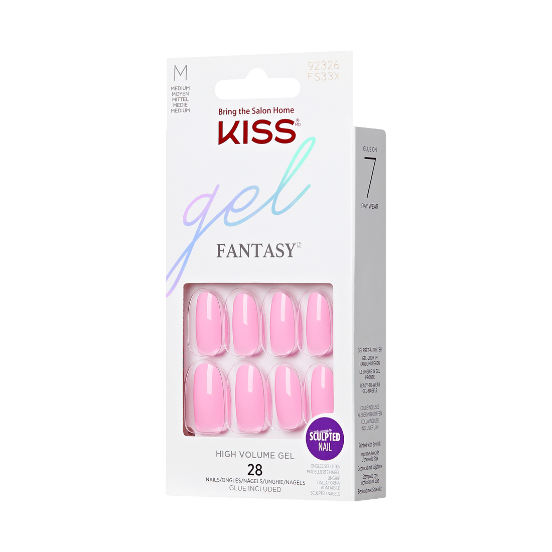 KISS Gel Fantasy Sculpted Nails - Waffles