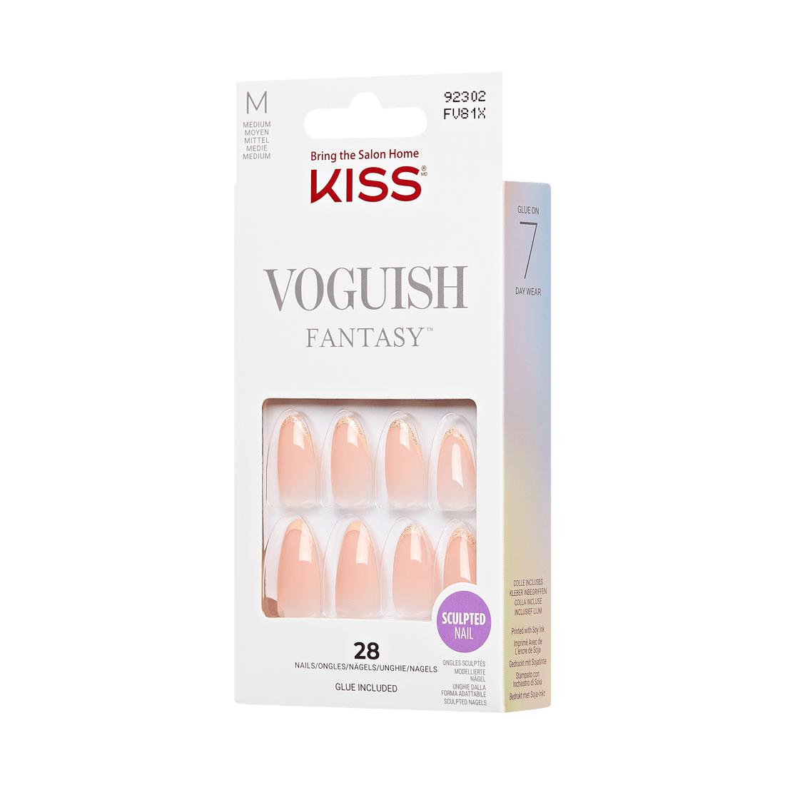 Packaging for KISS Voguish Fantasy nails in &