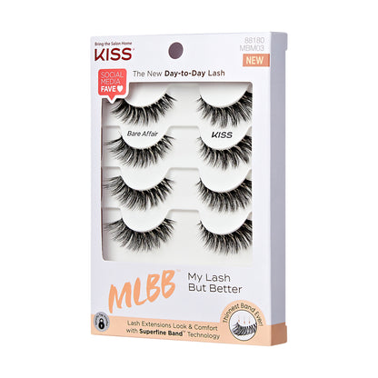 KISS My Lash But Better 4-Pair Multipack - Bare Affair