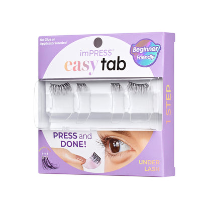 imPRESS Falsies easy tab Self Adhesive Eyelashes– Authentic Natural