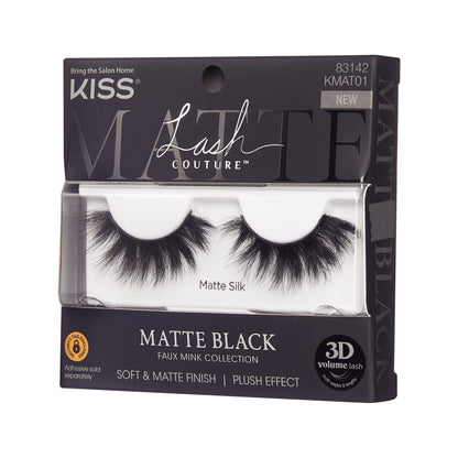 KISS Lash Couture Matte Black - Matte Silk