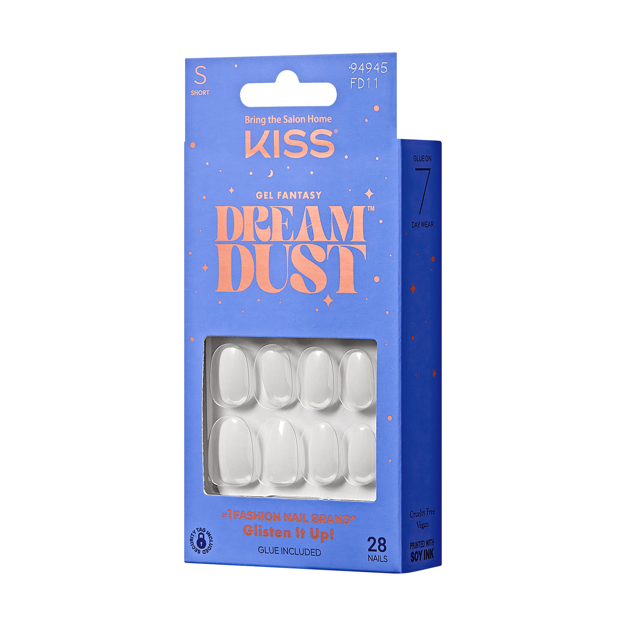 KISS Gel Fantasy Dreamdust Press On Glue Nails - Dancin