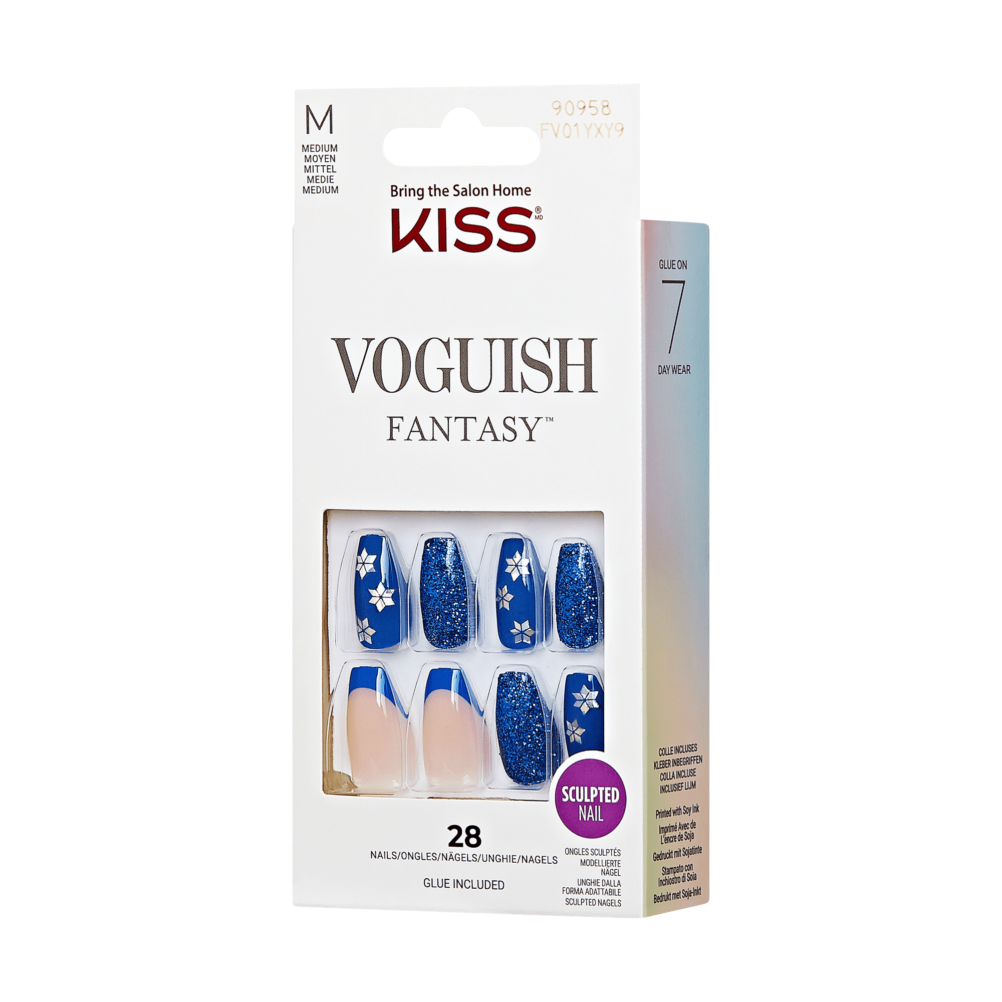 KISS Voguish Fantasy Hanukkah Nails- Daylight